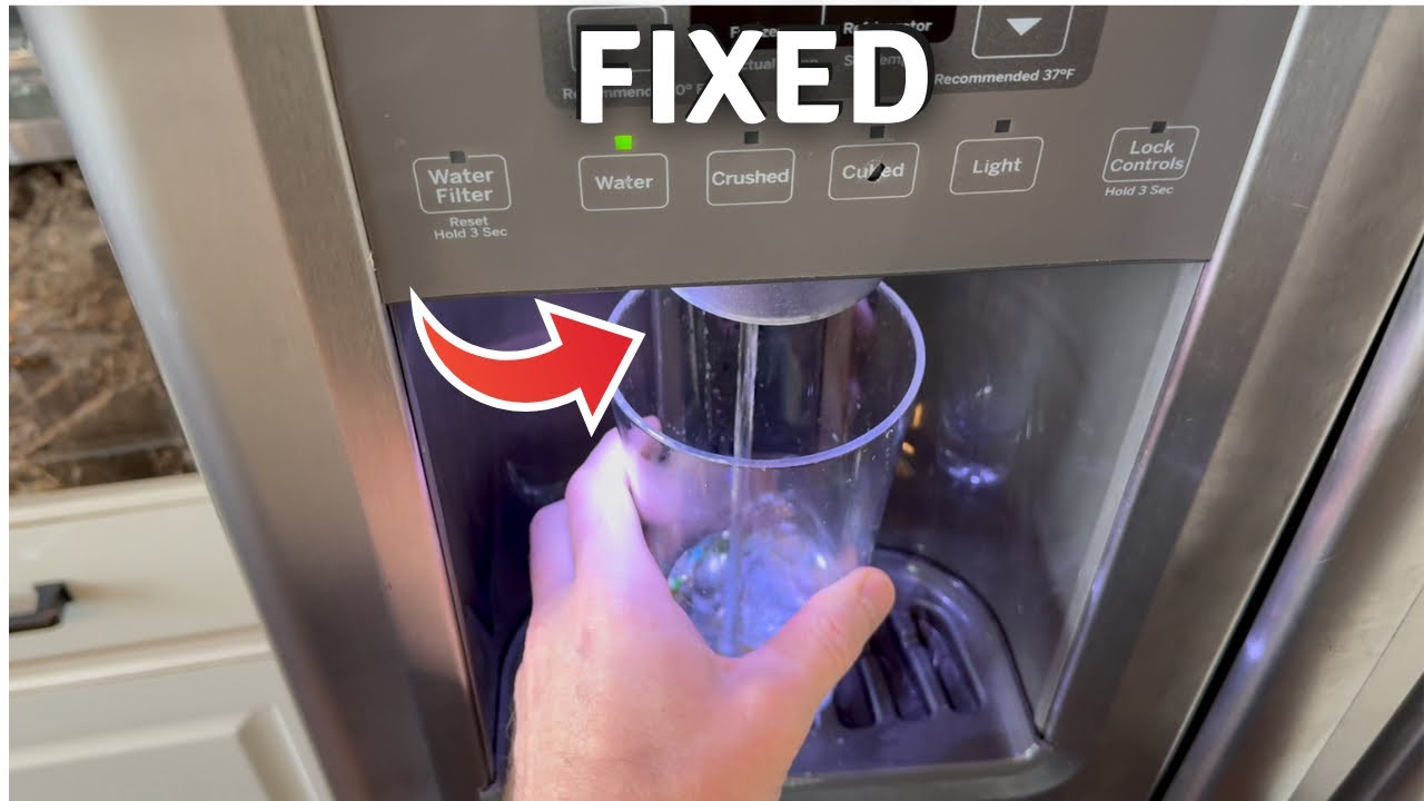 How to Fix Fridge Water Dispenser Not Putting Out Enough Water or Won’t Stop Running