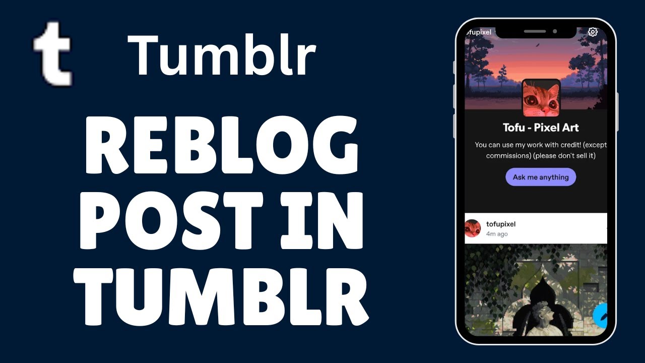 Как сделать репост записи в Tumblr в 2026 году?