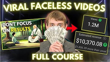 How I Created a $10,000/Month Faceless YouTube Channel Using Free AI Tools for Beginners Easily