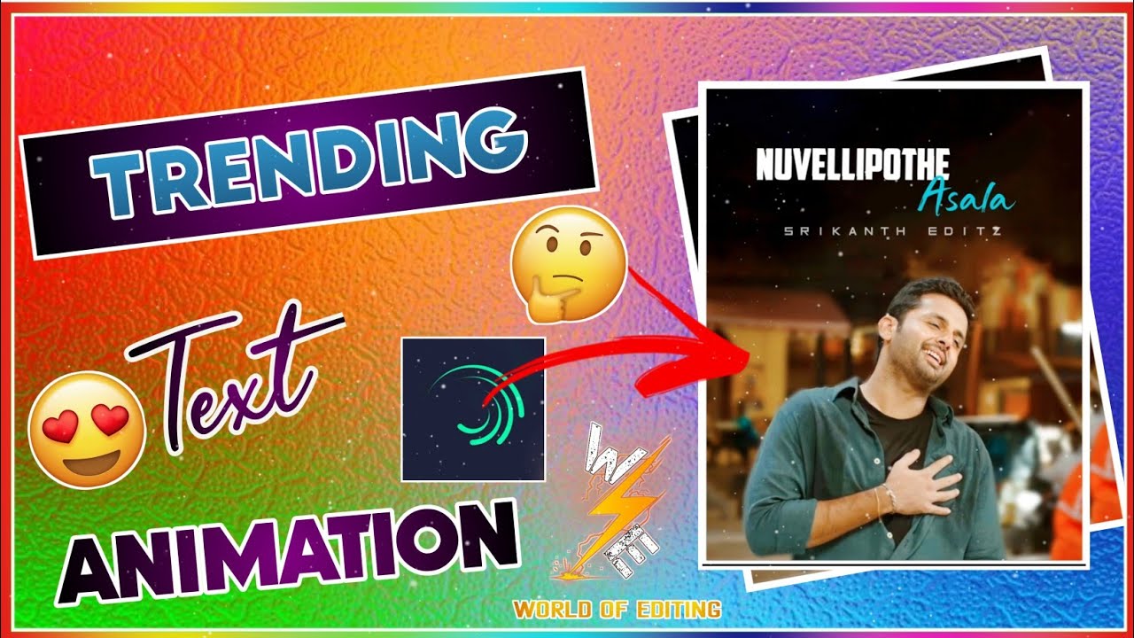 new alight motion trending text Animation tutorial || new alight motion ...