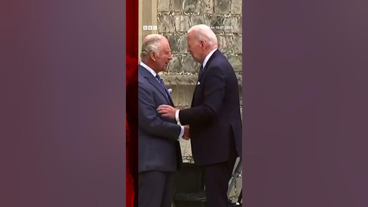 US President Joe Biden met King Charles on a flying visit to the UK #JoeBiden #Shorts #BBCNews