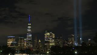 9/11 TAPS, Tribute in Light Marks 19th Anniversary Terrorist Attacks Twin Towers Sep 11 2020