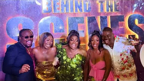 BBNaija Stars Kola, Tobi, Mide, Imisi, Bisola Shutdown Funke Akindele’s Behind The Scenes Premiere 