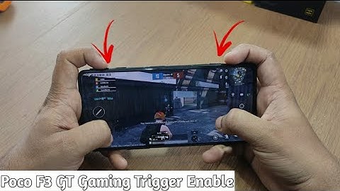 How to Enable Gaming Trigger Poco F3 GT, Poco F3 GT BGMI Hacks🔥
