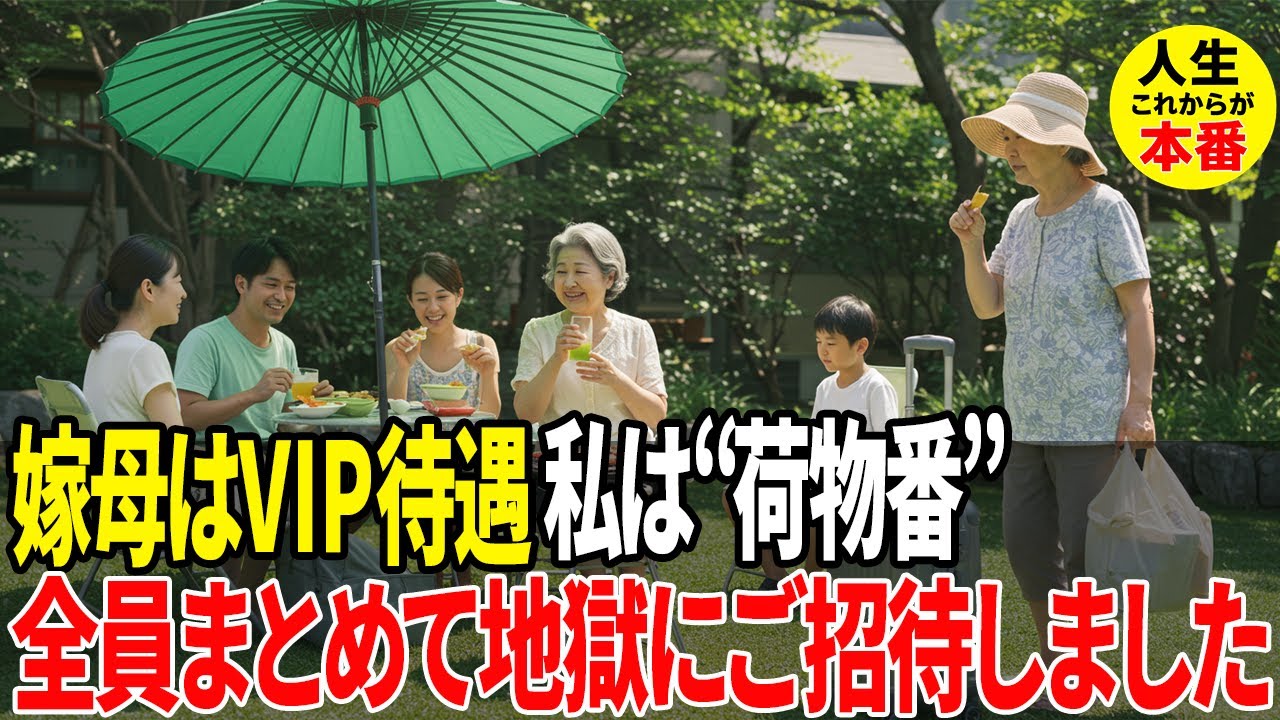 【嫁母はVIP待遇】私は“荷物番”──6年耐えた末、全員まとめて地獄にご招待しました