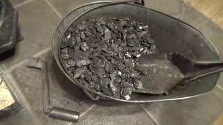How I work a hand fired anthracite coal stove.