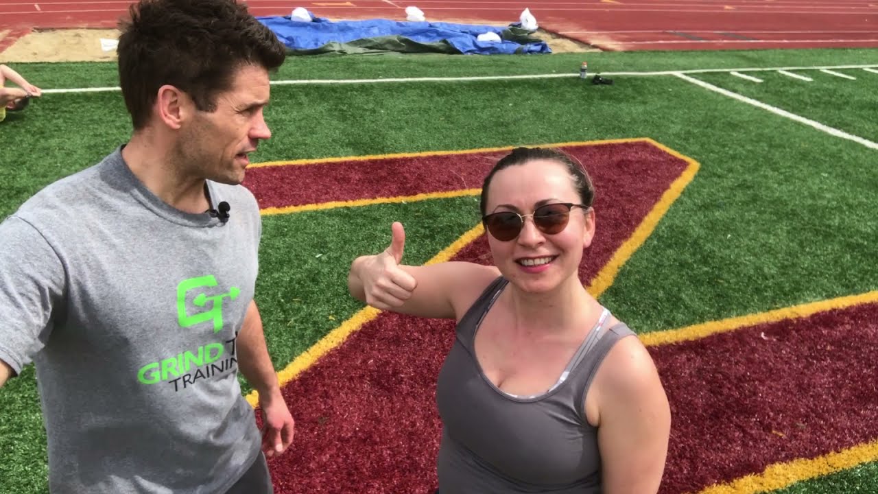 Olga's first Laidley Field workout of the year!