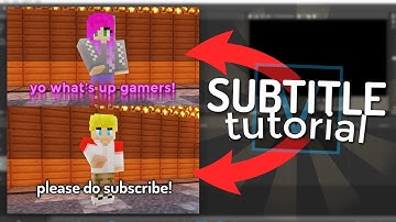 SIMPLE Subtitle Slide Tutorial (+TommyInnit Subtitle Style) | Vegas Pro 17