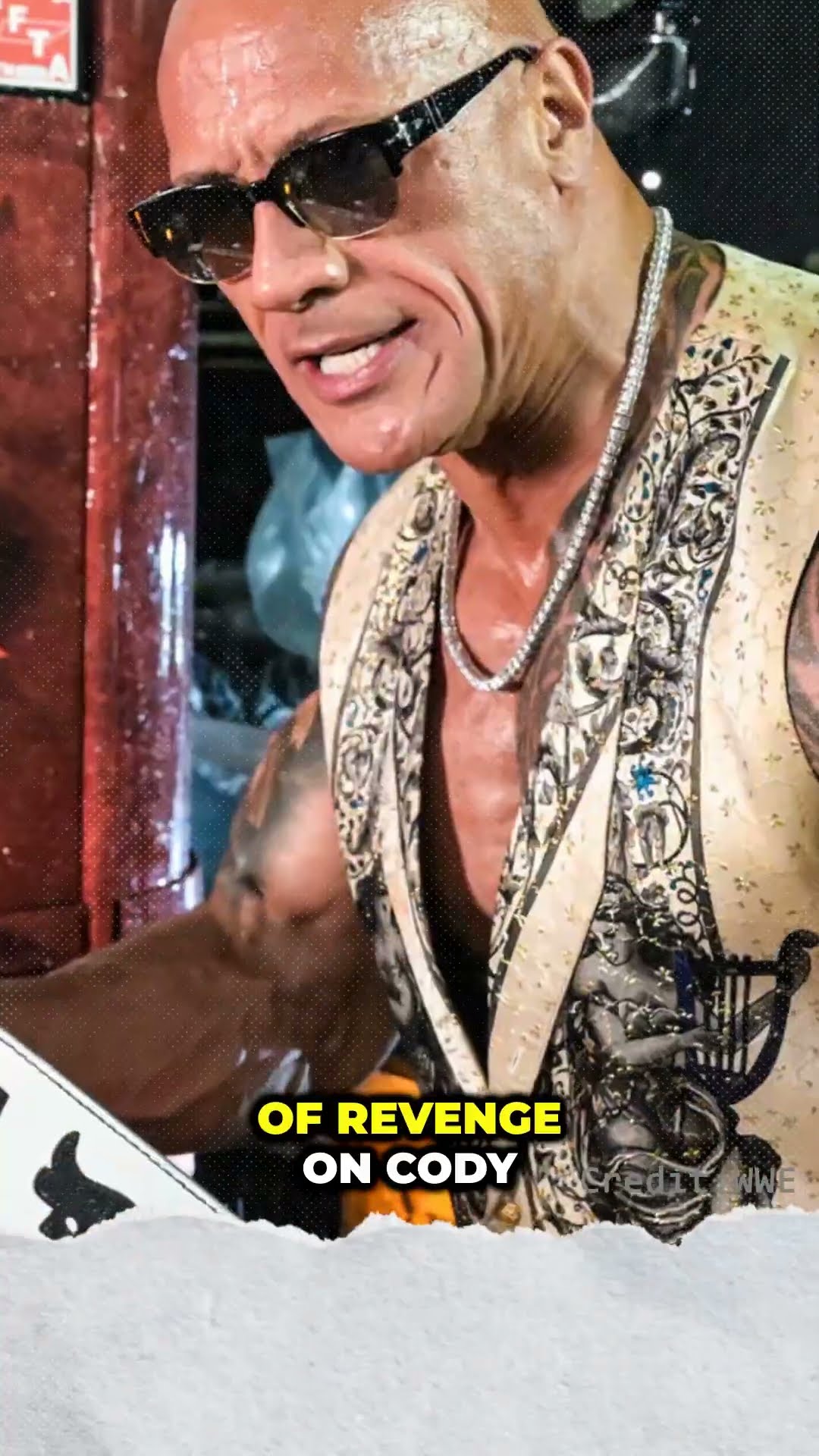 Will The Rock ever become the WWE champion again #WWE #TheRock #CodyRhodes #WrestleMania #shorts