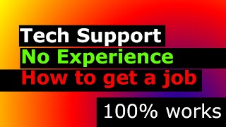Tech Support Courses TECH SUPPORT WITHOUT EXPERIENCE GUIDE