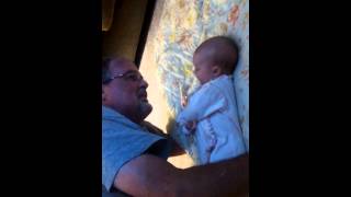 Avery and papaw  Howard