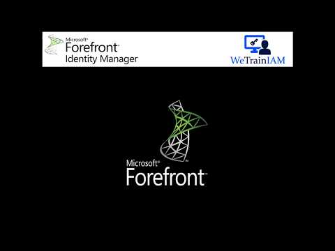 Microsoft ForeFront Identity Manager Training