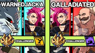 2XKO ▰ WARNEDJACKA (Vi-Warwick) vs GALLADIATED (Vi-Braum) ▰ 2XKO Pro Replays