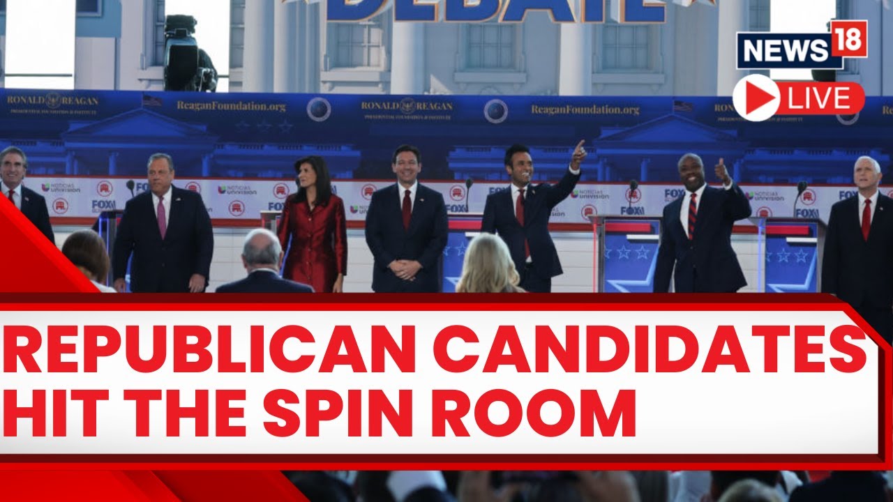 Second Republican GOP Debate Live | Republican Candidates Hit The Spin ...