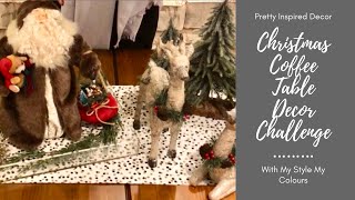 Christmas Coffee Table Decor Challenge with My Style, My Colours - Creating Christmas Part 10