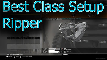 IW: Best Ripper Class Setup!