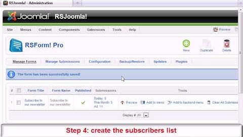 Ep. 39: Create newsletter subscription forms in Joomla!  with RSForm!Pro and RSMail!