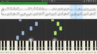 Riccardo Cocciante - Bella - Notre Dame de Paris - Piano tutorial and cover (Sheets + MIDI) chords