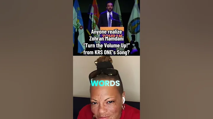 #Mamdani to Donald Trump:  Turn the Volume Up!!!