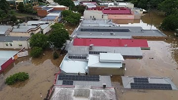 Drone Footage Captures Severe Flooding in Southeast Queensland