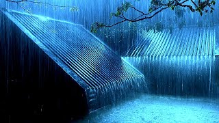 Sleeping Soundly with Heavy Rain & Thunder Roaring Above the Corrugated Iron Roof in the Night Mist