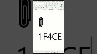 एमएस वर्ड पेपरक्लिप सिंबल शॉर्टकट | 1F4CE Alt+X | विशेष वर्ण सम्मिलित करें ट्यूटोरियल 2025 screenshot 5