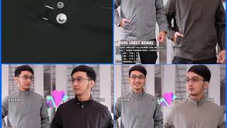 jaket boss clacis - jaket boss katun - jaket katun