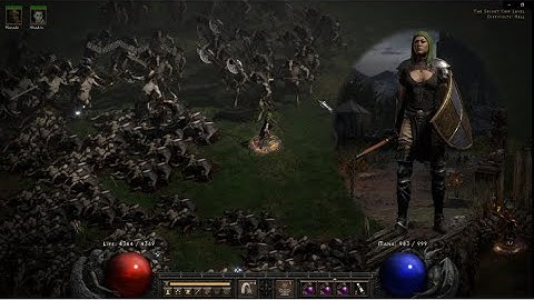 Diablo II: Resurrected ( Mod x10 Monster) - Trapsin The secret cow level