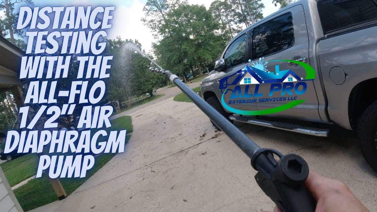 Проверка и настройка расстояния для диафрагмы All Flo Air 1/2 дюйма
