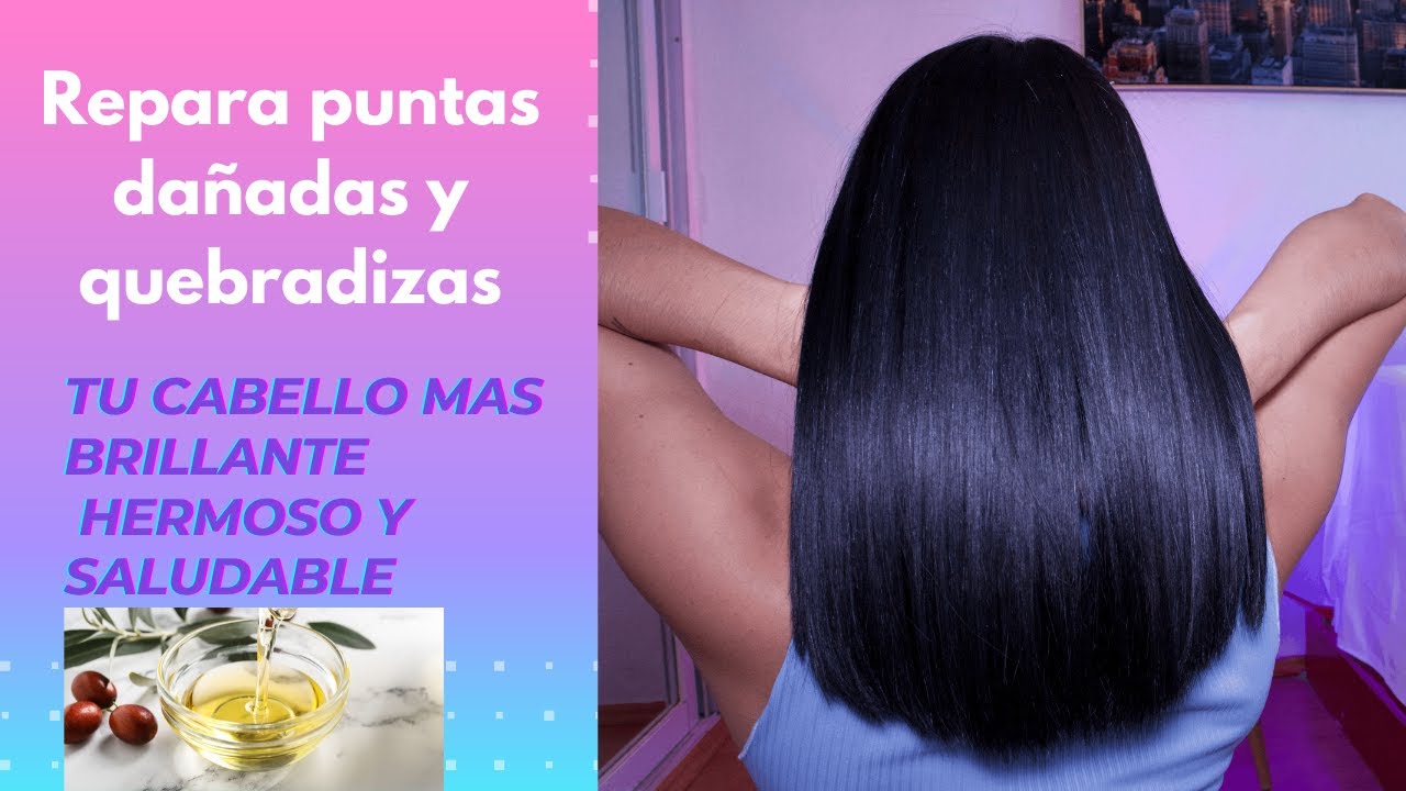 MASCARILLA CASERA PARA REPARAR PUNTAS SECAS, DAÑADAS QUEBRADIZAS. UN CABELLO MAS BRILLANTE!!! - YouTube