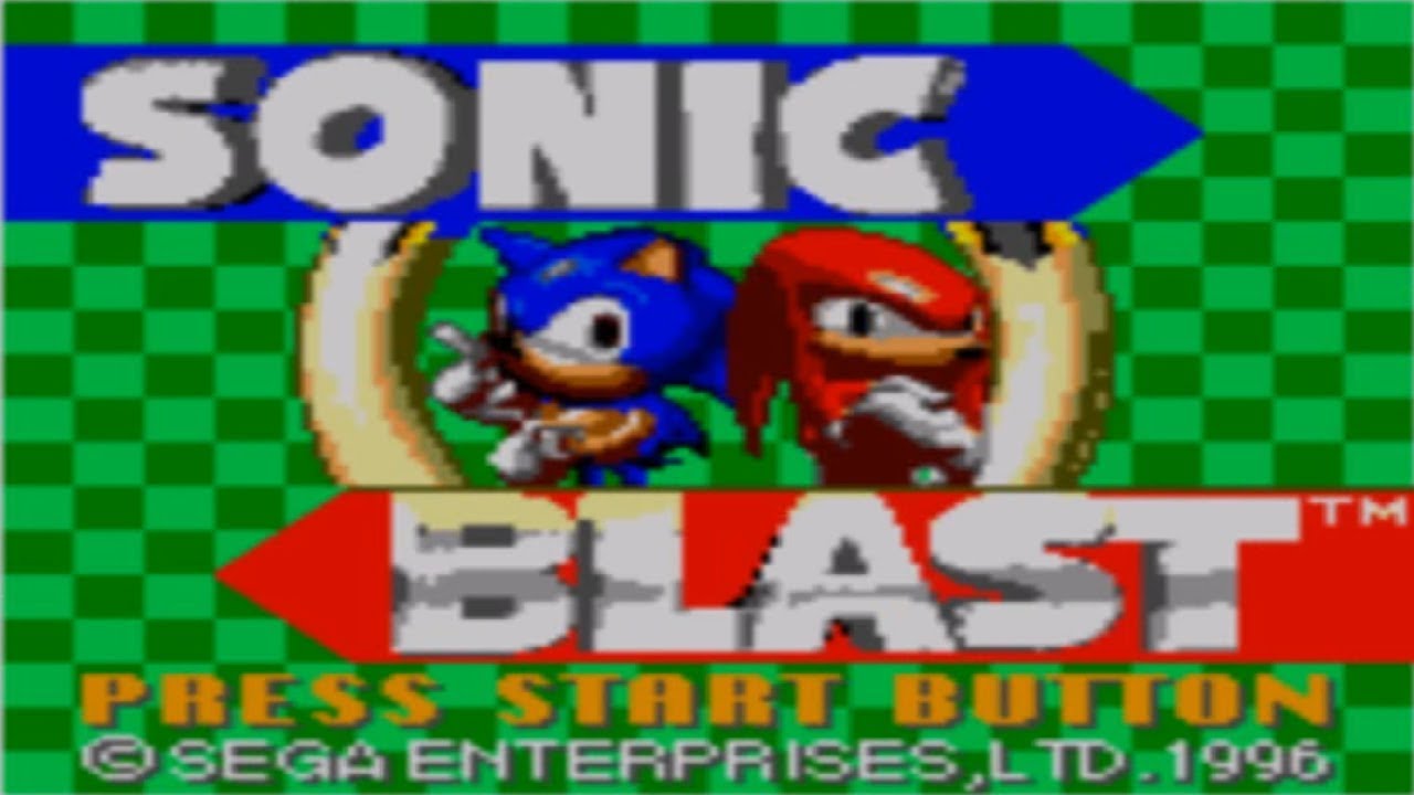 Sonic Blast - (Sega Master System) 1/1
