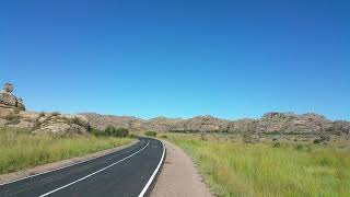 Rn7 road tour to Toliara city. Madagascar unique landscape at Isalo National Park,Ranomafana,Anja.