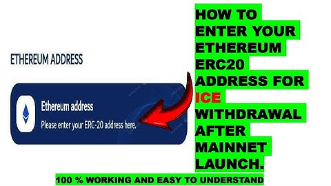 Ice network update/ Distribution to be on metamask and trustwallet/ change of address/