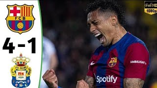 Barcelona vs Las Palmas 4-1 • Barcelona Highlights \& All Goals • Hasil Liga Spanyol Tadi Malam