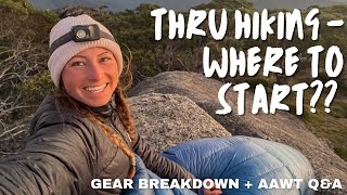 Thru hiking gear list + navigation, nutrition, safety and Q&A on the AAWT (Australian Alps Track)