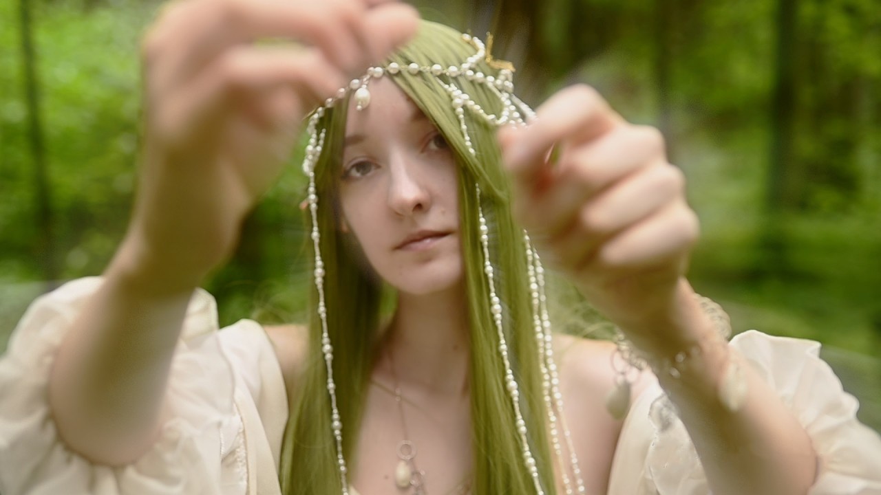 ASMR | 🌱Ты встретил лесную нимфу в волшебном лесу 🌱| эхо, многослойные звуки (ep3)