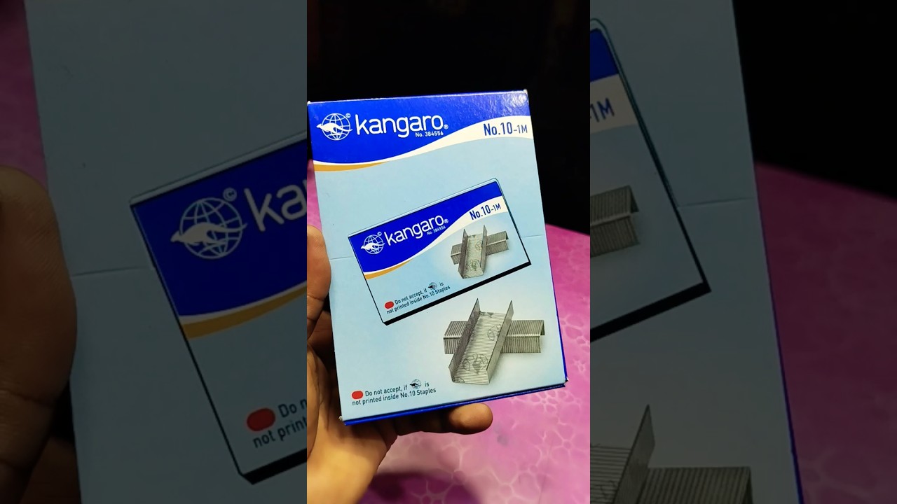 Kangaro Stapler Pin Box Unboxing | Best Quality Stapler Pins 🔥