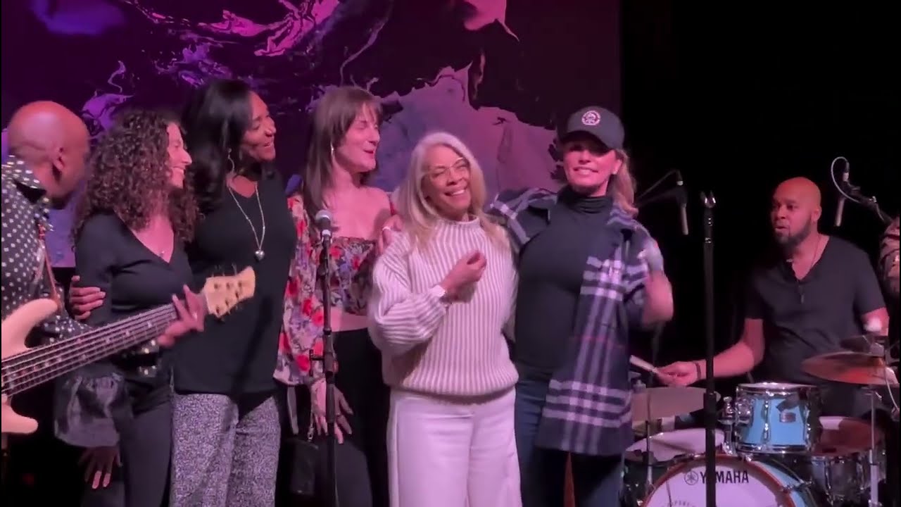 Shania Twain performing during Nathan East's birthday show at Vibrato Grill And Jazz in Los Angeles