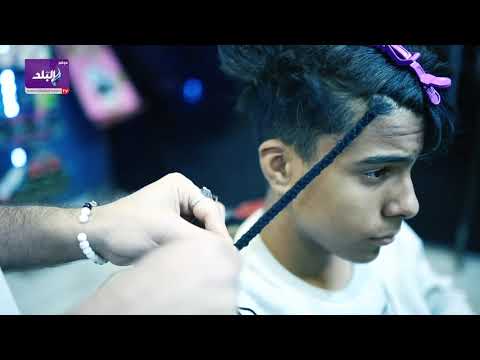 تسريحات راستا ودريد شاب يبدع في تصفيفات الشعر الافريقية