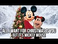 Mickey mouse sings all i want for christmas is you by mariah carey