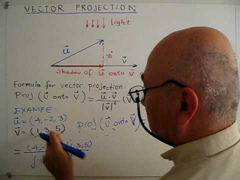 Calculus, Vectors, Projection of a Vector onto another ...