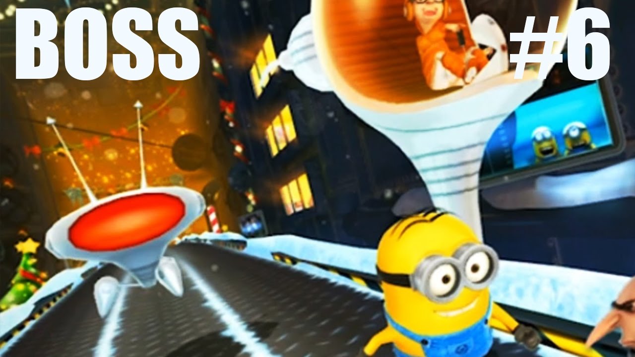 Despicable Me 2 Minion Rush 6 Vector BOSS Battle. Minions Gru's Lab