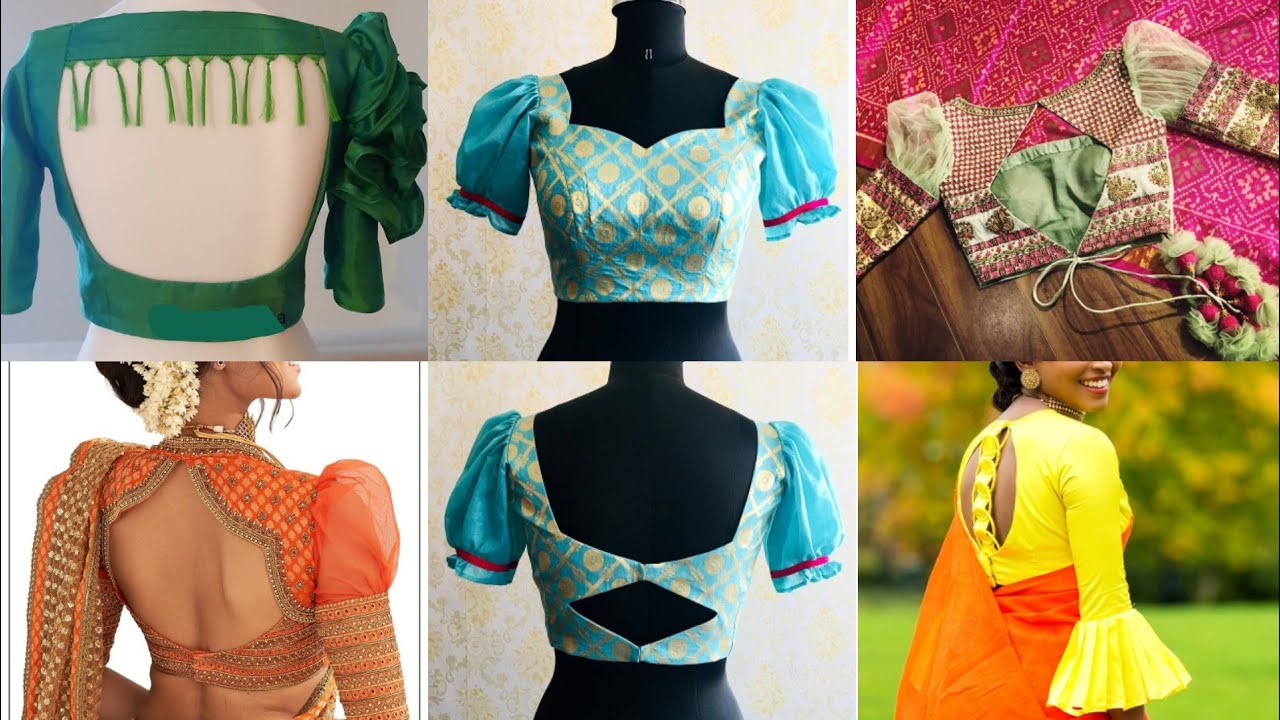 blouse ki baju ki design//saree blouse 