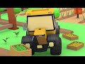 Learning with trucks toys -  Garden - cartoon for kids
