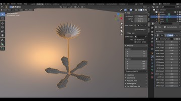 Magic Flower Geometry nodes in Blender 3.00