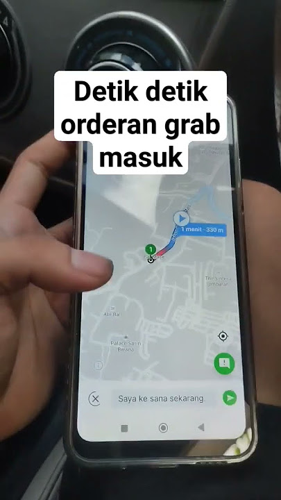 Detik detik orderan grab masuk