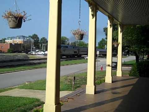 Amtrak 80 Passing The Page Walker Hotel In Fetner ...