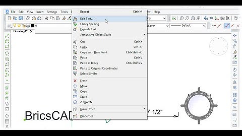 Customizing Shortcut Menus - BricsCAD