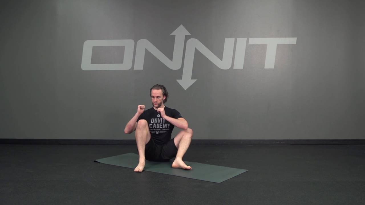 Shin Box Trunk Rotation Shinbox Tent Rotation Bodyweight Exercise - YouTube