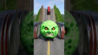City Buses vs Hydraulic Crush - BeamNG.drive #shorts #beamngdrive #beamng